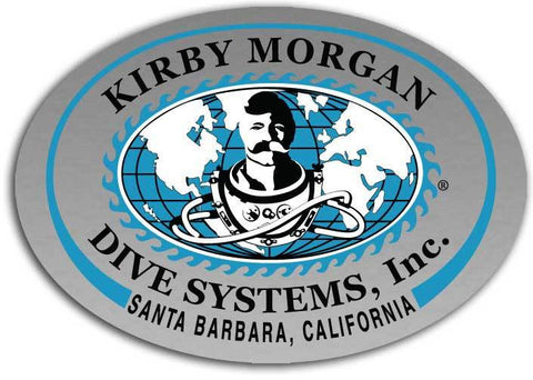 Kirby Morgan KMDSI Small Oval Sticker