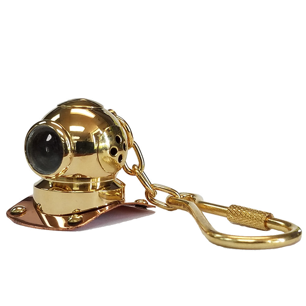 Brass/Copper Mark V Helmet Key Chain