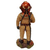 8" High Commercial Diver W/ Mark V Helmet Plaster Statue