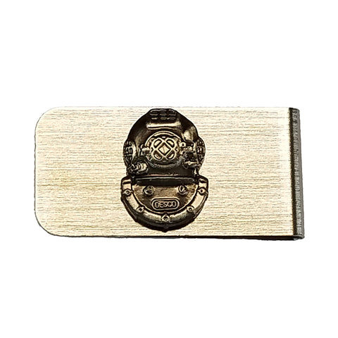 Chrome Money Clip with Mark V Logo