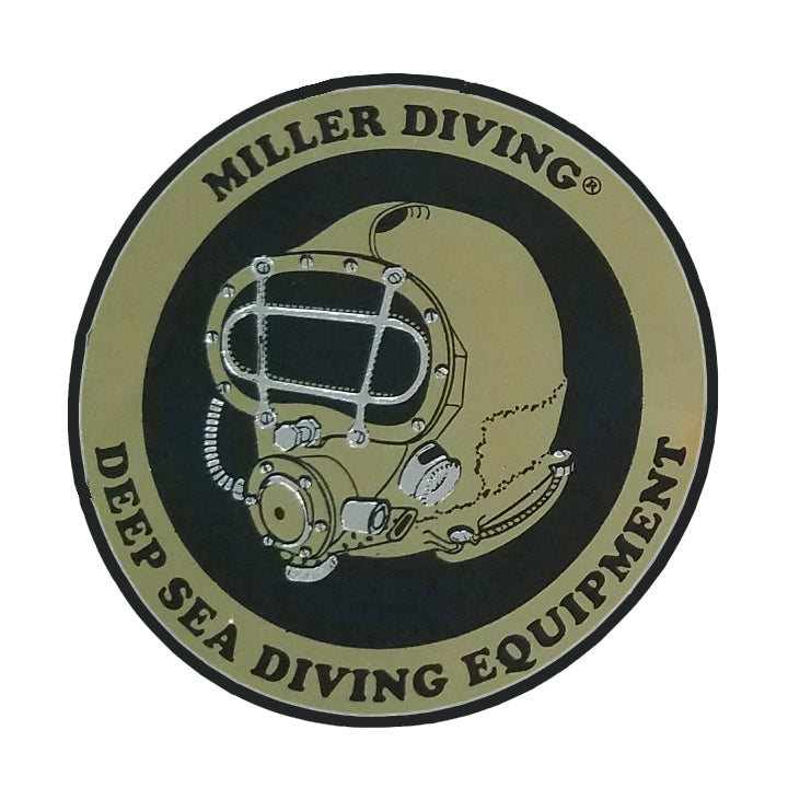Miller Diving Hang Tag Circular Sticker