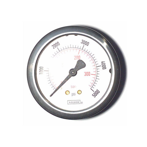 Kirby Morgan Gauge, 0 - 5000 PSI, H.P.