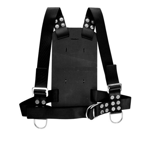 Miller Diving Black Adjustable Backpack Harness - Size Medium