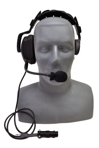 OTS THB-7A-1 Deluxe Headset with Boom Mic, Single Earphone