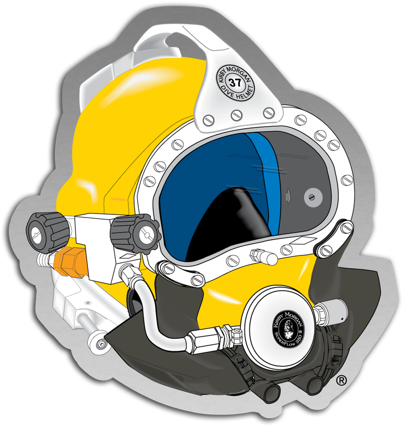 Kirby Morgan KM 37 Diving Helmet –
