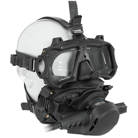 Kirby Morgan M-48 Mod-1 Full Face Diving Mask, With SCUBA Pod, With Regulator