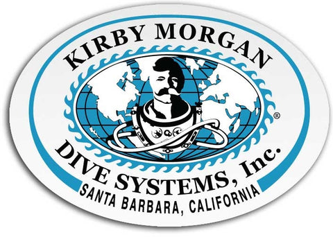 Kirby Morgan KMDSI Large Oval Sticker