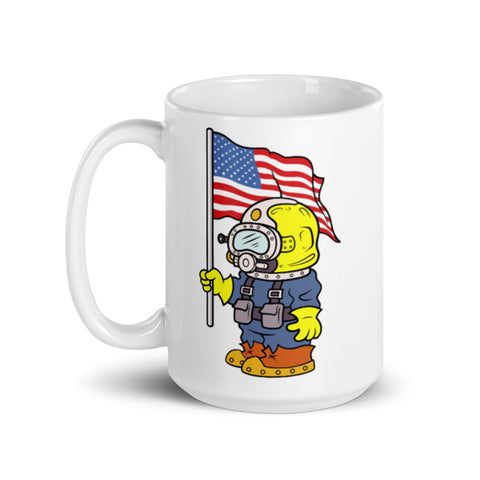 American Diving Supply 15 oz Patriot Coffee Mug